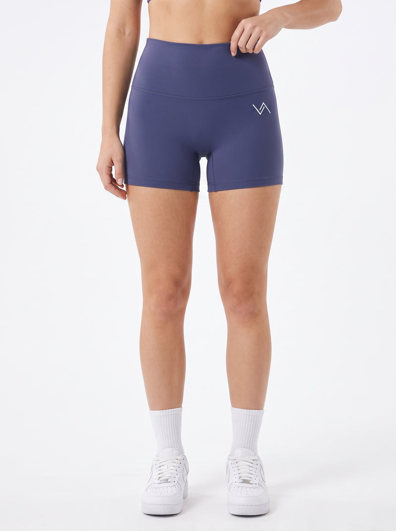 Calza Corta Azul Mujer